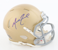 Marcus Freeman Signed Notre Dame Fighting Irish Speed Mini Helmet (WWS) at PristineAuction.com