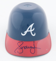 Andruw Jones Signed Braves Mini Batting Helmet (Wilder Side of Sports) at PristineAuction.com