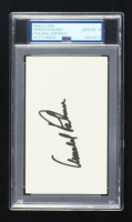 Arnold Palmer Signed 3x5 Index Card (PSA) at PristineAuction.com