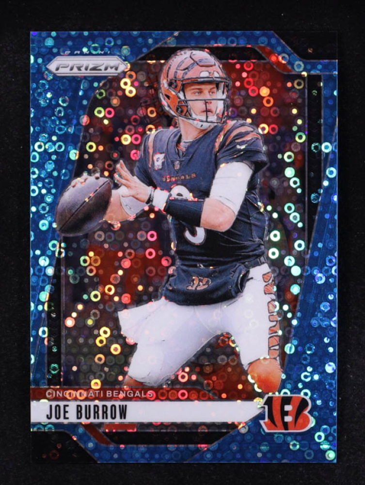 Joe Burrow 2024 Panini Prizm Prizms No Huddle Blue #55 #14/99