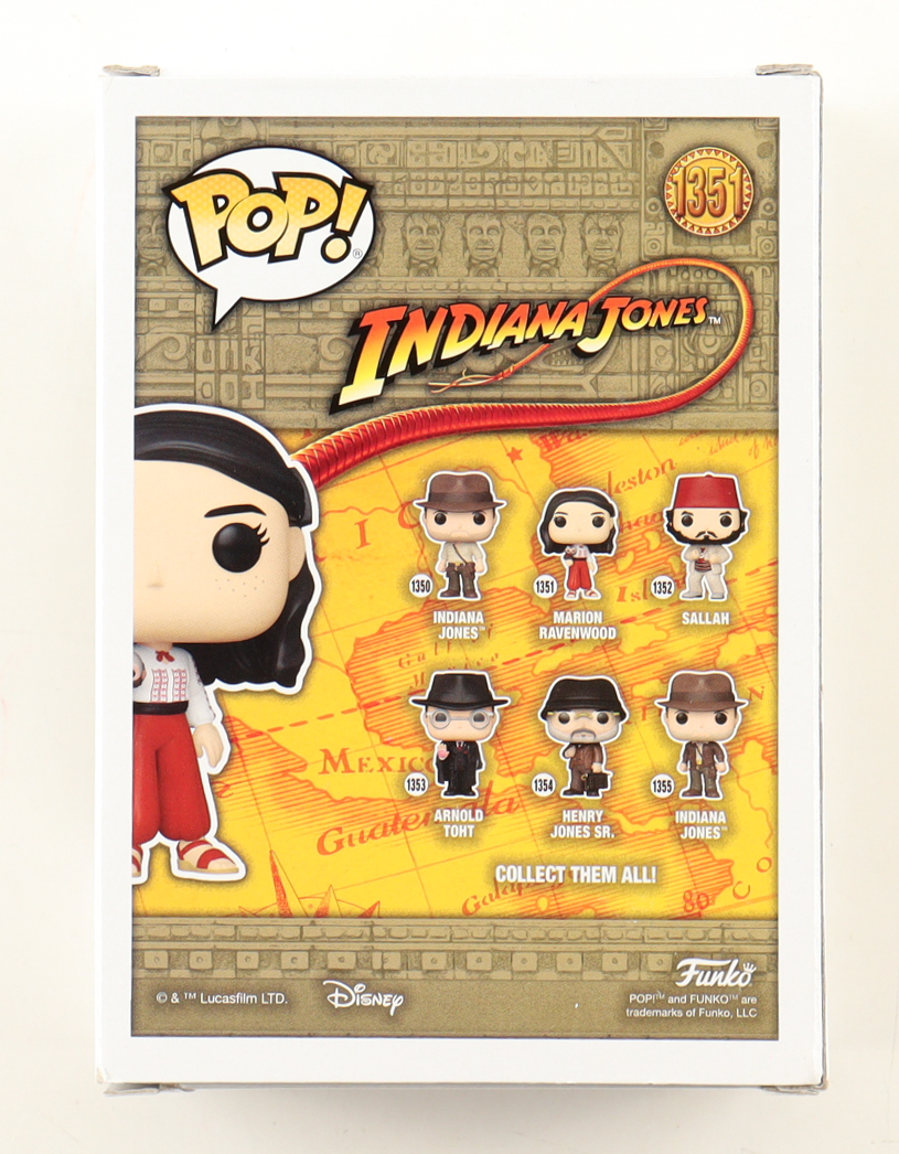 Karen Allen Signed "Indiana Jones" #1351 Marion Ravenwood Bobble-Head Funko Pop! Vinyl Figure (Beckett) at PristineAuction.com Karen Allen Signed "Indiana Jones" #1351 Marion Ravenwood Bobble-Head Funko Pop! Vinyl Figure (Beckett) at PristineAuction.com