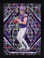 JJ McCarthy 2024 Panini Phoenix Hyper #185 RC at PristineAuction.com