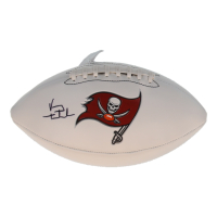 Vinny Testaverde Signed Buccaneers Logo Football (Beckett) at PristineAuction.com