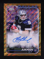 Troy Aikman 2024 Topps Chrome Autographs Gold Wave Refractors #BATAI #46/50 at PristineAuction.com