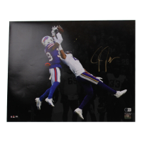 Justin Jefferson Signed Vikings 16x20 Photo (Beckett) at PristineAuction.com