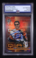 Tony Stewart Signed 2002 Press Pass Optima Q & A #QA9 (PSA) at PristineAuction.com