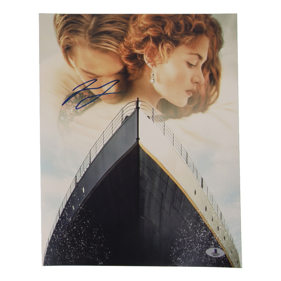 Leonardo DiCaprio Signed "Titanic" 11x14 Poster (Beckett) at PristineAuction.com Leonardo DiCaprio Signed "Titanic" 11x14 Poster (Beckett) at PristineAuction.com