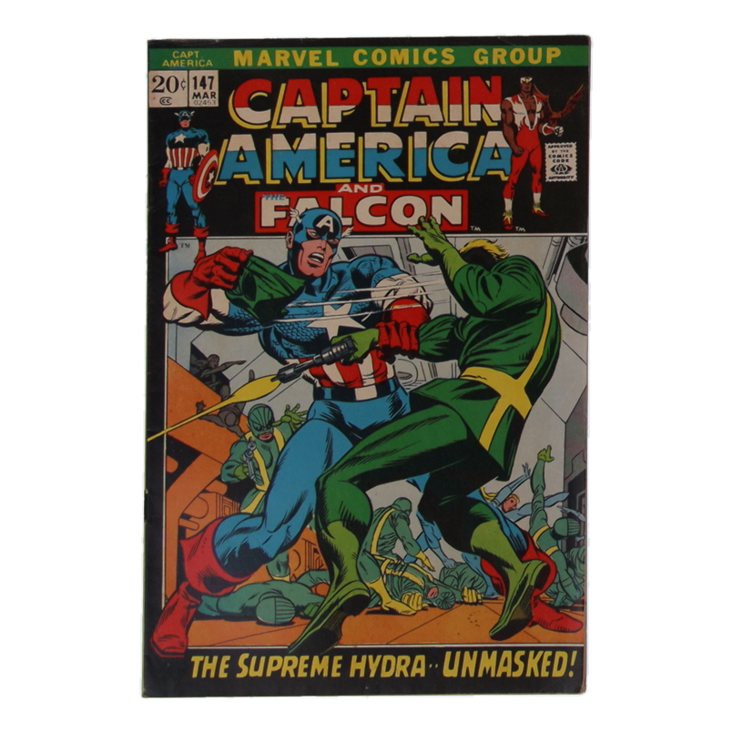 1972 "Captain America" Issue #147 Marvel Comic Book at PristineAuction.com 1972 "Captain America" Issue #147 Marvel Comic Book at PristineAuction.com