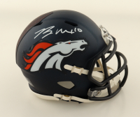 Bo Nix Signed Broncos Speed Mini Helmet (PSA) at PristineAuction.com