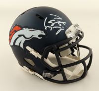 Peyton Manning Signed Broncos Speed Mini Helmet (PSA) at PristineAuction.com