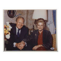 Gerald Ford & Betty Ford Signed 11x14 Photo (PSA) at PristineAuction.com