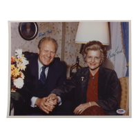 Gerald Ford & Betty Ford Signed 11x14 Photo (PSA) at PristineAuction.com