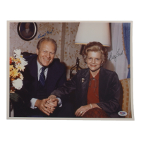 Gerald Ford & Betty Ford Signed 11x14 Photo (PSA) at PristineAuction.com
