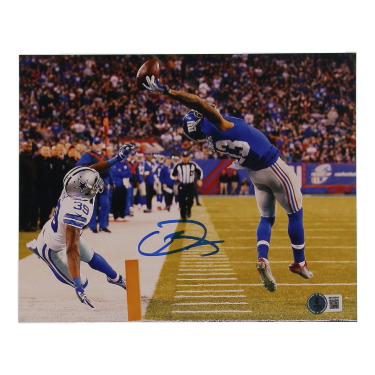 Odell Beckham Jr. Signed Giants 8x10 Photo (Beckett) at PristineAuction.com Odell Beckham Jr. Signed Giants 8x10 Photo (Beckett) at PristineAuction.com