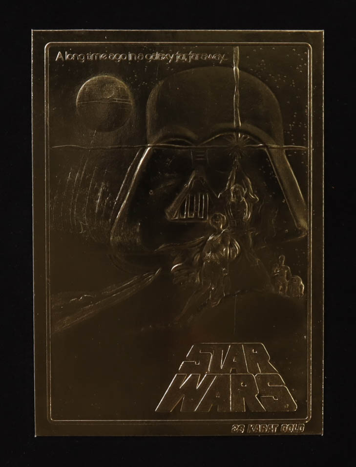 Star Wars 1996 Score Board 23KT Gold Card at PristineAuction.com Star Wars 1996 Score Board 23KT Gold Card at PristineAuction.com