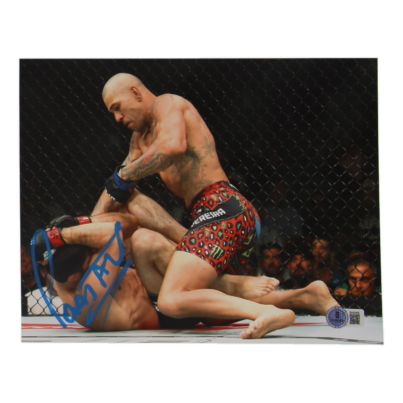 Alex "Poatan" Pereira Signed UFC 8x10 Photo (Beckett) at PristineAuction.com Alex "Poatan" Pereira Signed UFC 8x10 Photo (Beckett) at PristineAuction.com