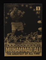 Muhammad Ali - The Greatest of All Time 2009 Merrick Mint Laser Line Gold Card at PristineAuction.com