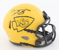Dwayne Bowe Signed Chiefs Rave Alternate Speed Mini Helmet (Beckett) at PristineAuction.com
