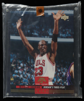 Michael Jordan 1993-94 Upper Deck Mr. June #MJ9 Jordan's Three-Peat Jumbo at PristineAuction.com