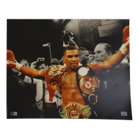 Mike Tyson Signed 16x20 Photo (Beckett & Tyson) at PristineAuction.com