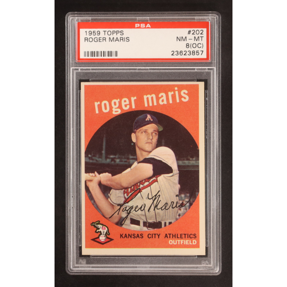 Roger Maris 1959 Topps #202 (PSA 8) at PristineAuction.com
