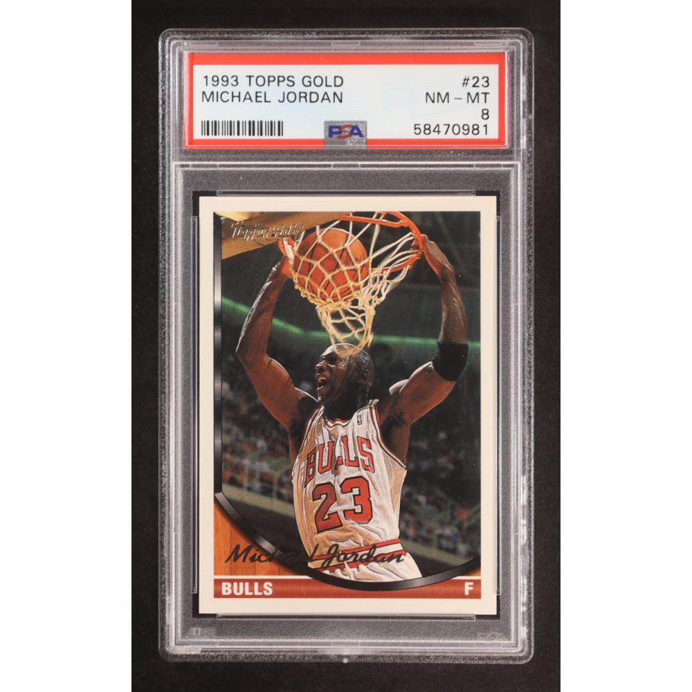 Michael Jordan  1993-94 Topps Gold #23 (PSA 8) at PristineAuction.com