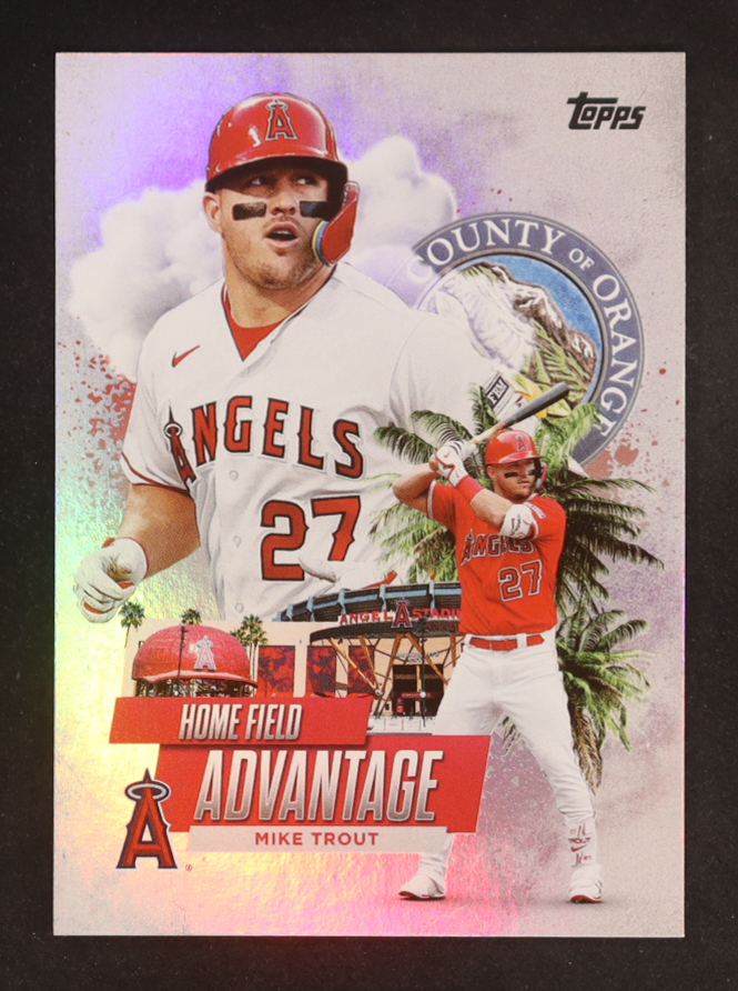Mike Trout 2025 Topps Home Field Advantage #HA6 at PristineAuction.com Mike Trout 2025 Topps Home Field Advantage #HA6 at PristineAuction.com