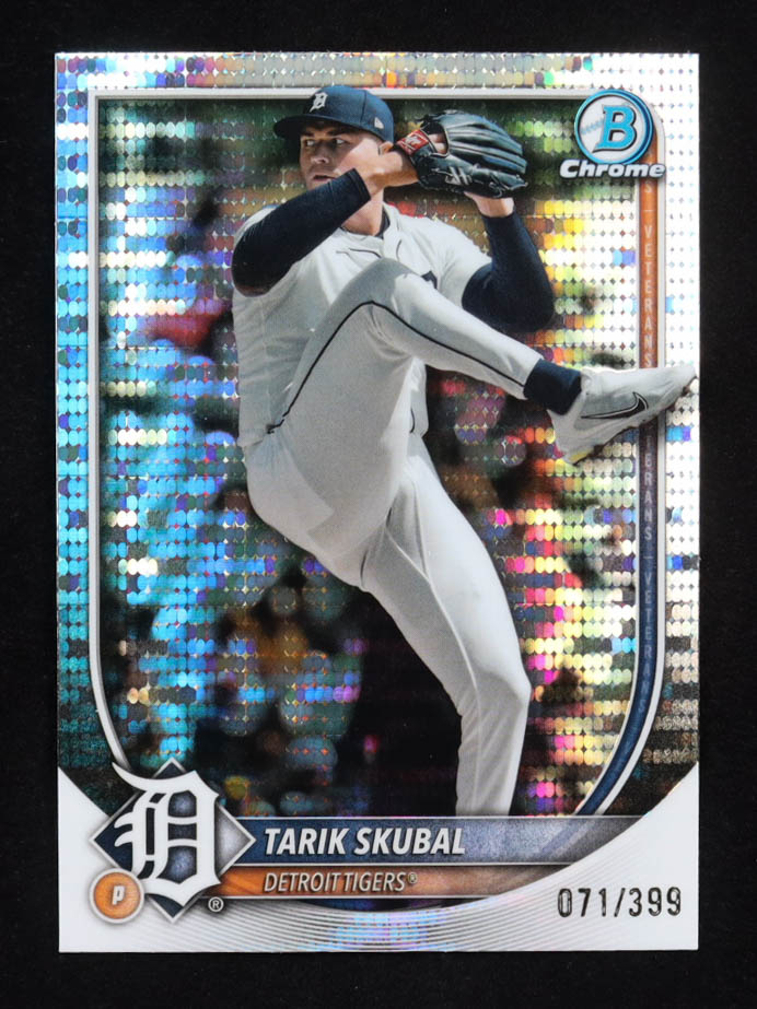 Tarik Skubal 2025 Bowman Chrome Pulsar Refractors #95 #71/399 at PristineAuction.com Tarik Skubal 2025 Bowman Chrome Pulsar Refractors #95 #71/399 at PristineAuction.com
