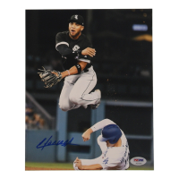 Yoan Moncada Signed White Sox 8x10 Photo (PSA) at PristineAuction.com