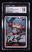 Patrick Seitz Signed 2025 Franky One Piece Starter Deck EX Gear 5 C #ST21-011 (CGC 10 | Autograph Graded CGC 9) at PristineAuction.com