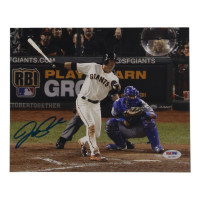 Joe Panik Signed Giants 8x10 Photo (PSA) at PristineAuction.com