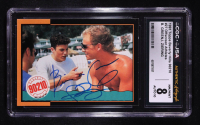 Ian Ziering / B. Green Signed 1991 Topps Beverly Hills 90210 Offscreen Athletes #27 (CGC 8 | Autograph Graded CGC 10) at PristineAuction.com