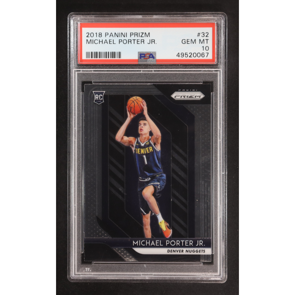 Michael Porter Jr.  2018-19 Panini Prizm #32 RC (PSA 10) at PristineAuction.com