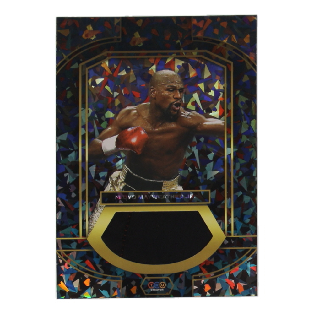 Floyd Mayweather Jr. 2024 TruSport Jumbo TruCreator Cracked Ice Materials #JCFMJ at PristineAuction.com