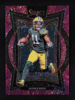 Jayden Reed 2024 Select Prizm Pink Glitter #68 #3/15 at PristineAuction.com