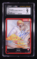 Taz Skylar Signed 2024 Sanji One Piece Premium Booster: The Best Leader #PRB01-001 (CGC 9 | Autograph Graded CGC 9) at PristineAuction.com