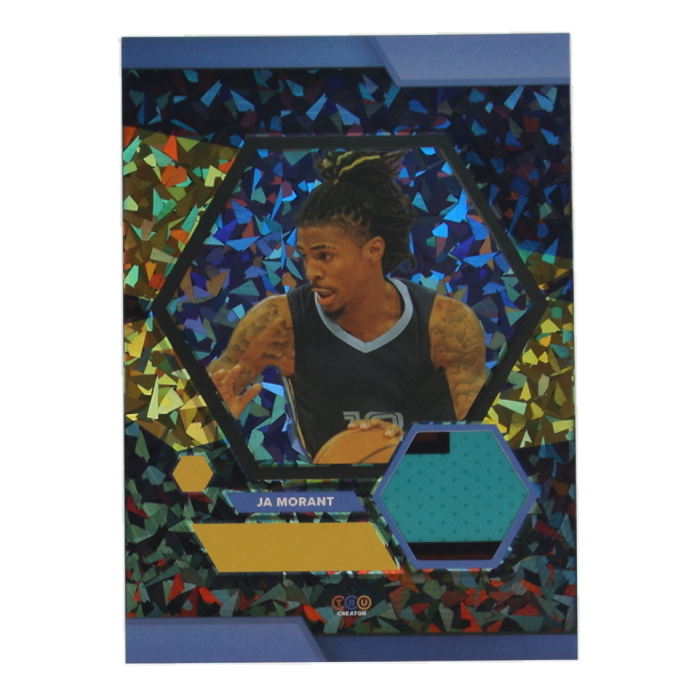 Ja Morant 2024 TruCreator Jumbo Cracked Ice Materials #JCJM at PristineAuction.com