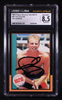 Ian Ziering Signed 1991 Topps Beverly Hills 90210 The Real BH #82 (CGC 8.5 | Autograph Graded CGC 9) at PristineAuction.com