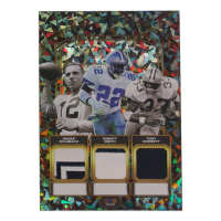 Roger Staubach / Emmitt Smith / Tony Dorsett 2024 TruCreator Jumbo Cracked Ice Materials #TJCRSESTD at PristineAuction.com