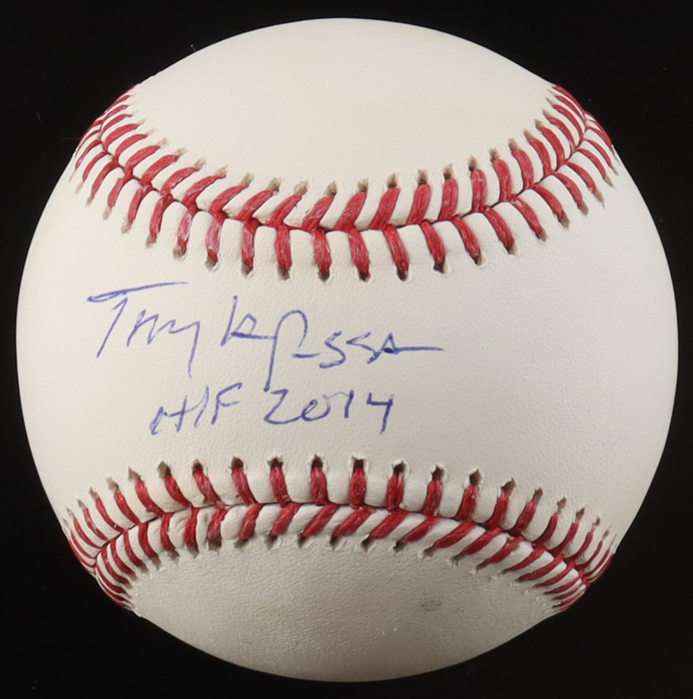 Tony LaRussa Signed OML Baseball Inscribed "H/F 2014" (JSA) at PristineAuction.com Tony LaRussa Signed OML Baseball Inscribed "H/F 2014" (JSA) at PristineAuction.com