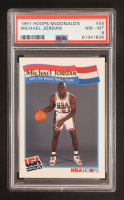 Michael Jordan USA 1991-92 Hoops McDonald's #55 (PSA 8) at PristineAuction.com