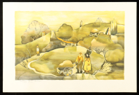 Zina Roitman Signed LE "Untitled" 15x22 Lithograph (PA) at PristineAuction.com