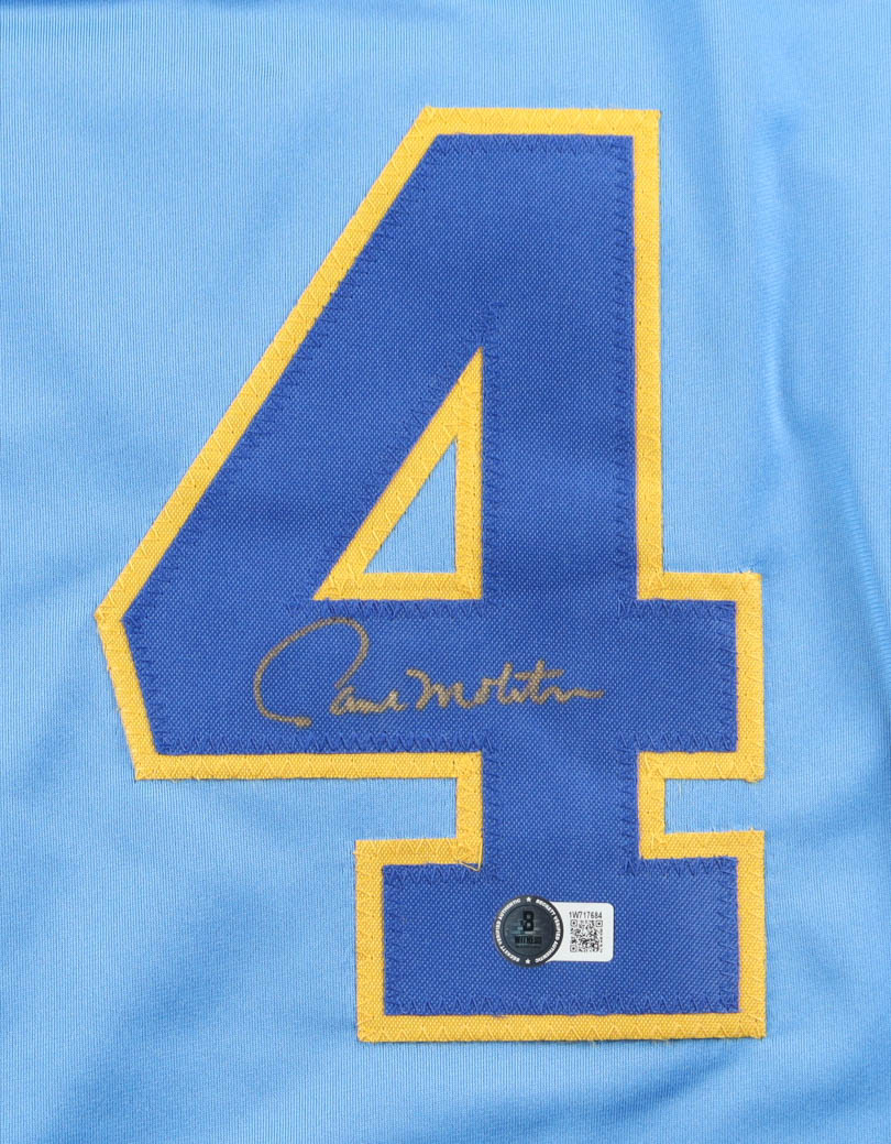 Paul Molitor Signed Jersey (Beckett) at PristineAuction.com Paul Molitor Signed Jersey (Beckett) at PristineAuction.com