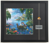 Thomas Kinkade "The Little Mermaid" Custom Framed Print with Little Mermaid Pin at PristineAuction.com