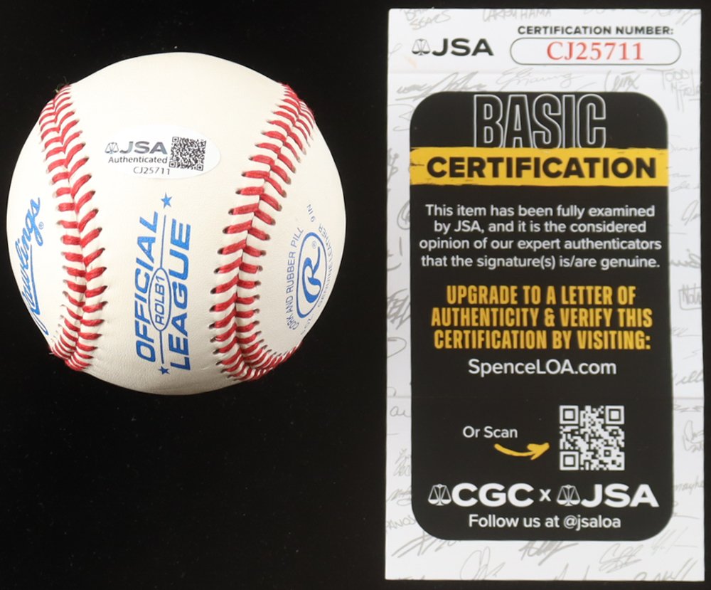 Mariano Rivera Signed OL Baseball (JSA) at PristineAuction.com Mariano Rivera Signed OL Baseball (JSA) at PristineAuction.com