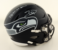 Earl Thomas Signed Seahawks Mid-Size SpeedFlex Helmet With Visor Inscribed "Legion of Boom" (Beckett) at PristineAuction.com