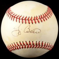 Yogi Berra Signed OAL Baseball with Display Case (JSA) at PristineAuction.com