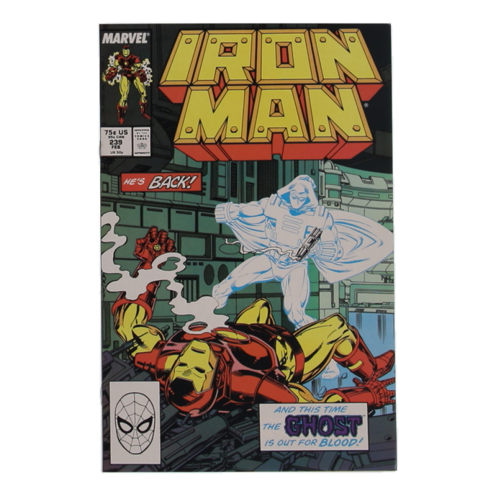 1989 "Iron Man" Issue #239 Marvel Comic Book at PristineAuction.com