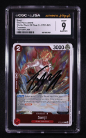 Taz Skylar Signed 2025 Sanji One Piece Starter Deck Ex Gear 5 C #ST21-003 (CGC 9 | Autograph Graded CGC 9) at PristineAuction.com