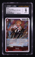 Taz Skylar Signed 2025 Sanji One Piece Starter Deck Ex Gear 5 C #ST21-003 (CGC 9 | Autograph Graded CGC 7) at PristineAuction.com